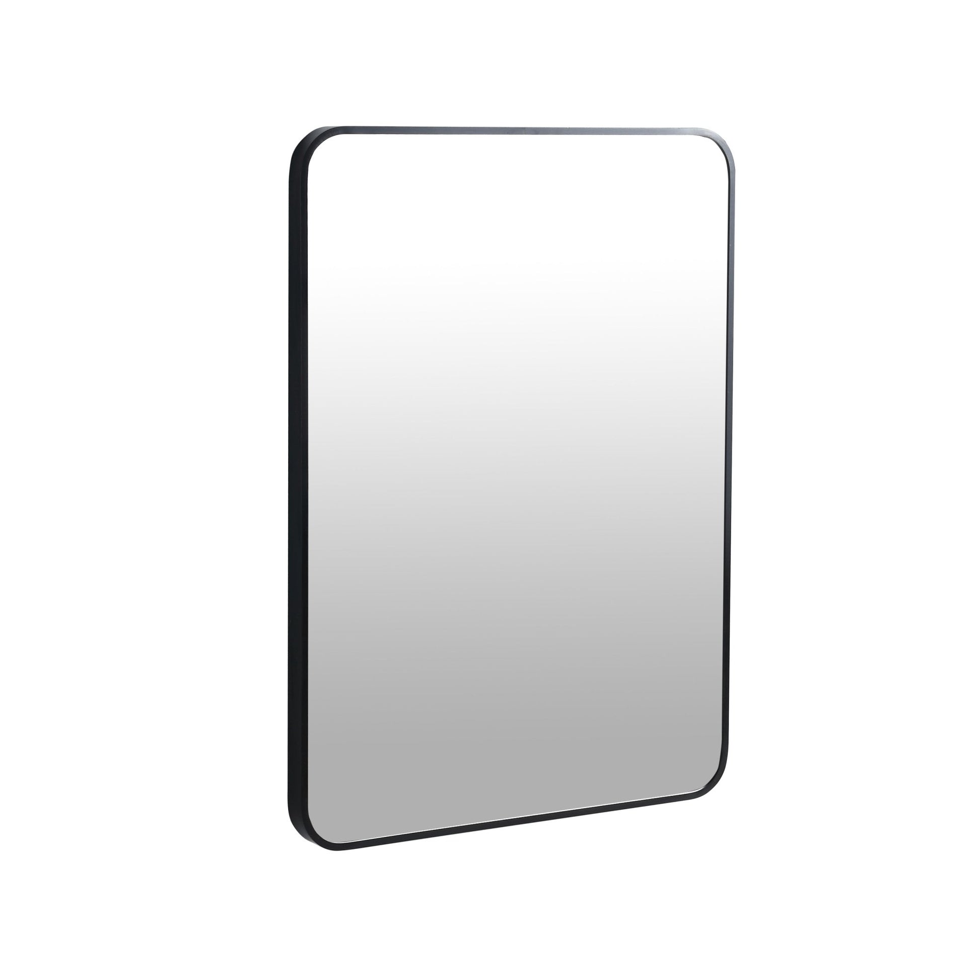 24 x 32 Inch Bathroom Mirror Black Aluminum Frame - 1st Choice Furniture Direct