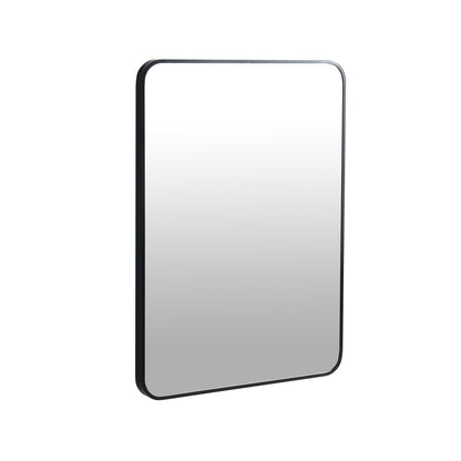 24 x 32 Inch Bathroom Mirror Black Aluminum Frame - 1st Choice Furniture Direct