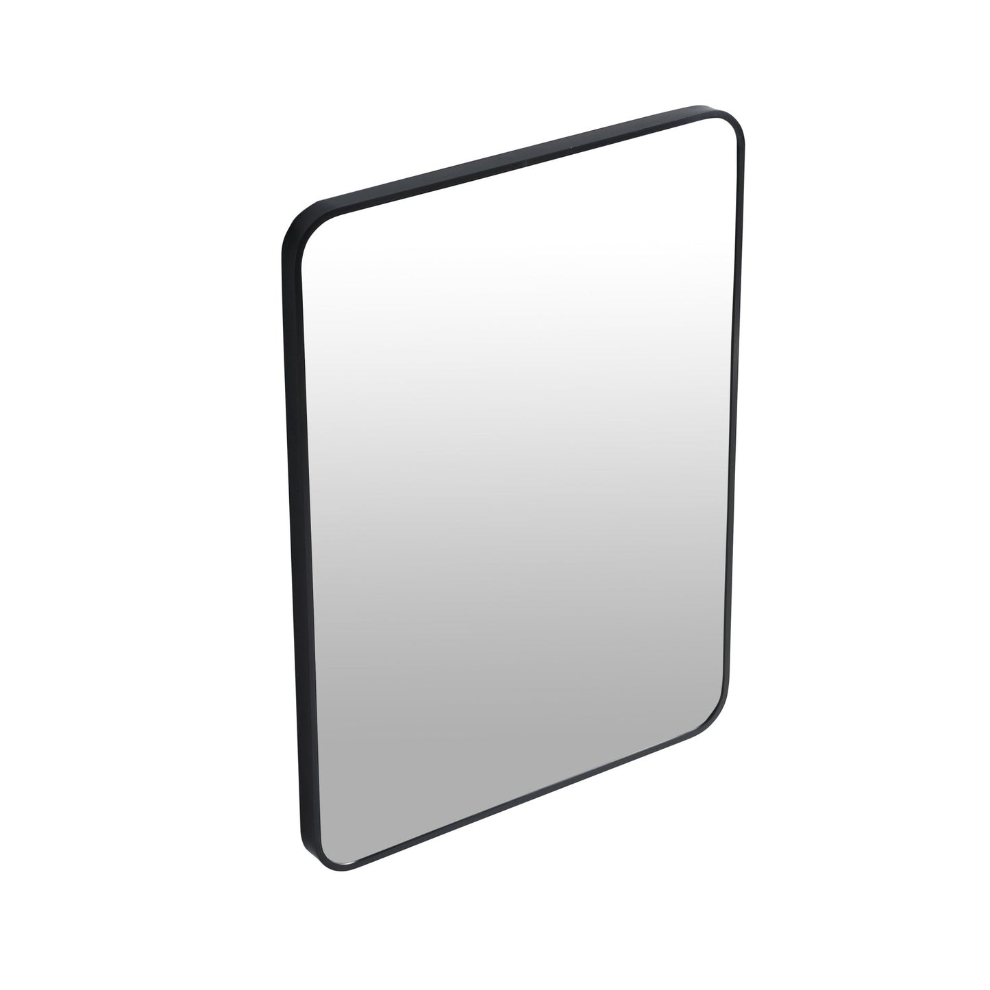24 x 32 Inch Bathroom Mirror Black Aluminum Frame - 1st Choice Furniture Direct