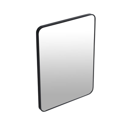 24 x 32 Inch Bathroom Mirror Black Aluminum Frame - 1st Choice Furniture Direct