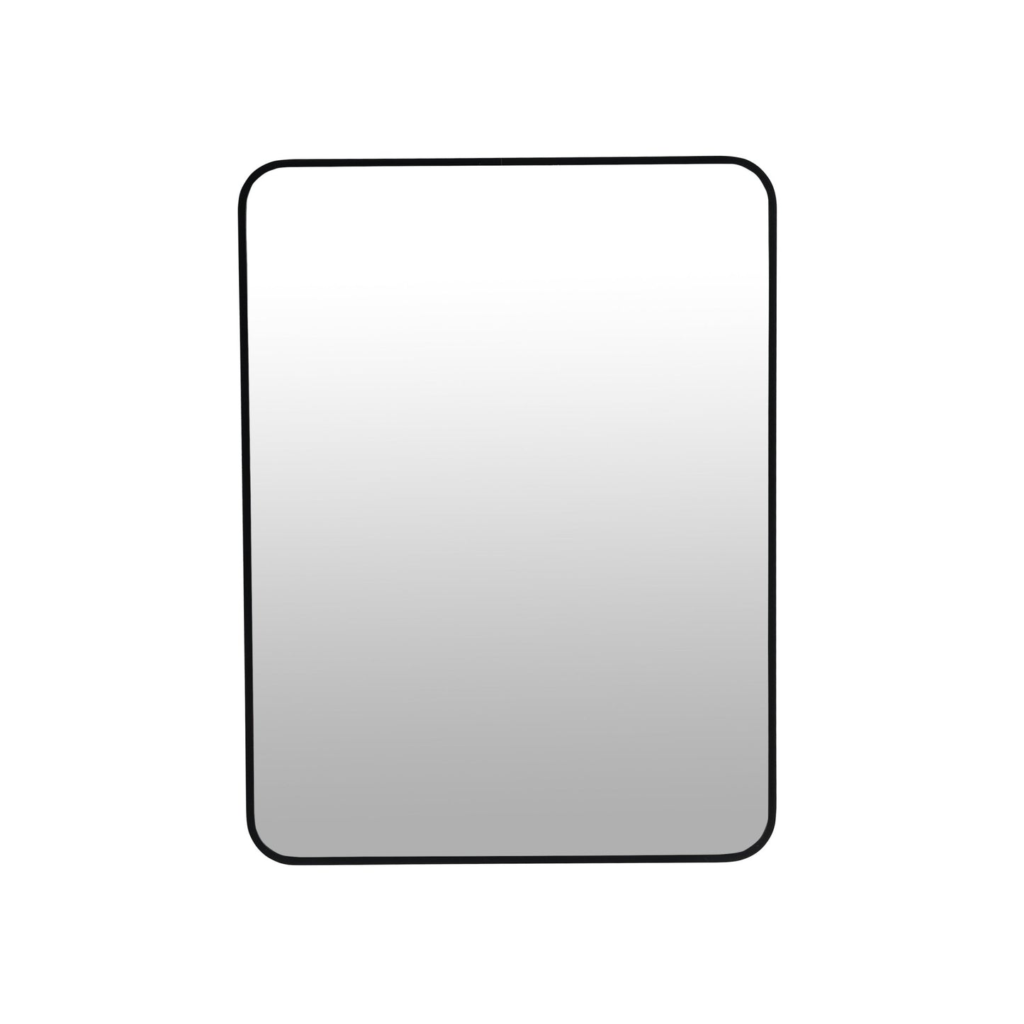 24 x 32 Inch Bathroom Mirror Black Aluminum Frame - 1st Choice Furniture Direct