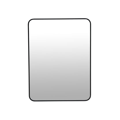 24 x 32 Inch Bathroom Mirror Black Aluminum Frame - 1st Choice Furniture Direct