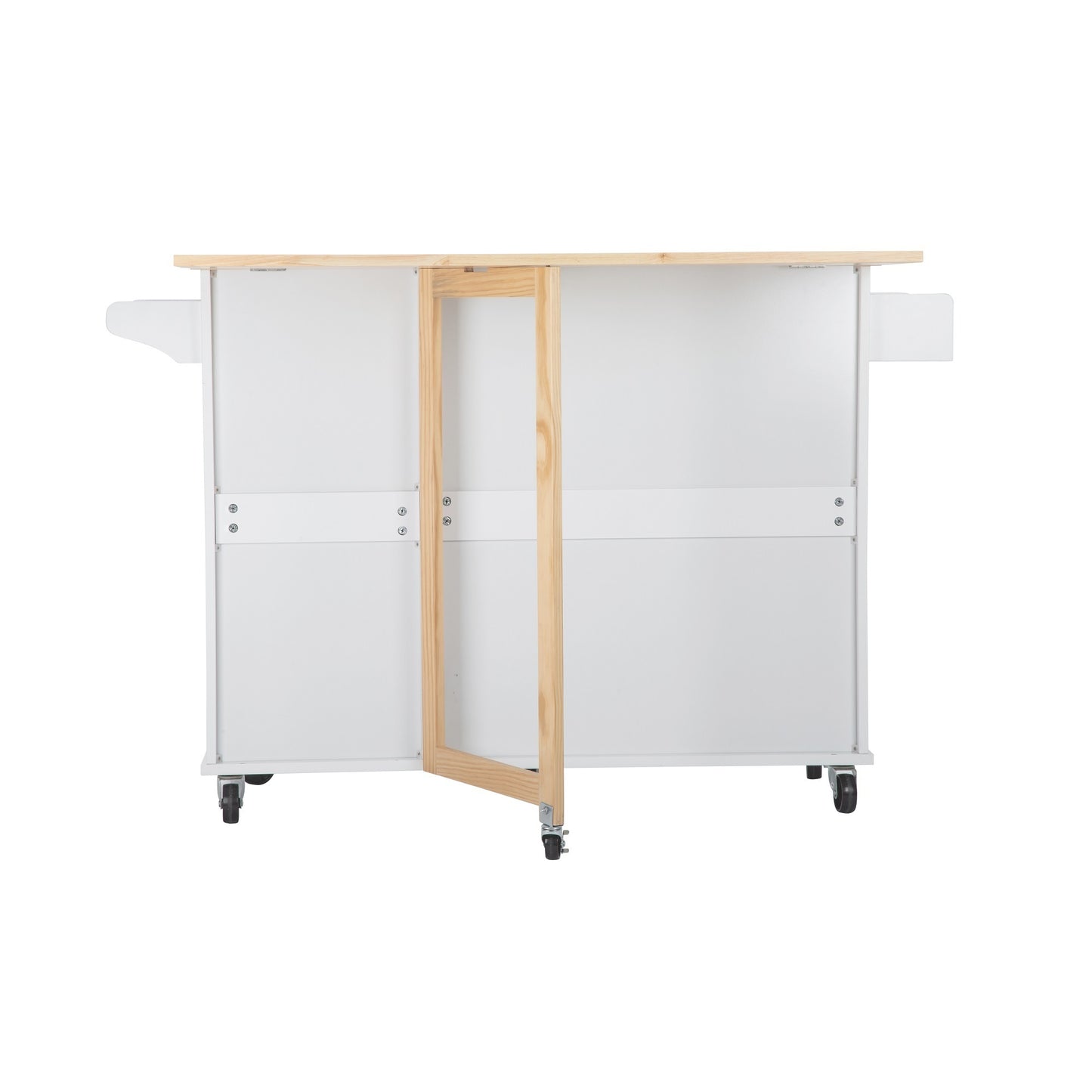 1st Choice Kitchen Island & Kitchen Cart Mobile Kitchen Island in White