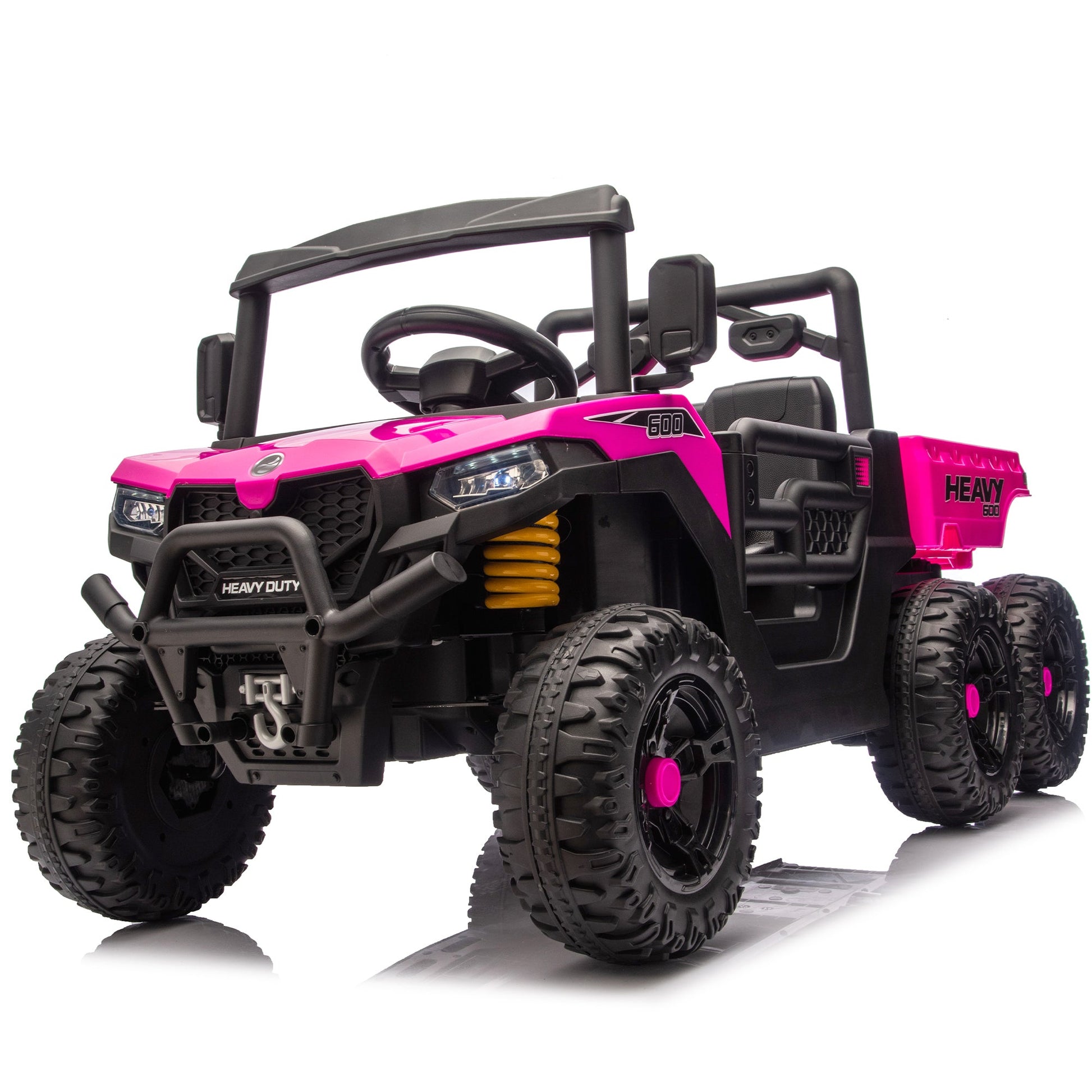 24V 440W Kids Ride On Six - wheel Electric Dump Truck W/ PC 2.4G, 4WD,Upgraded anti - collision bar,Six - wheel Suspension, Bluetooth &with Music and Storie,Speeds 1.86 - 3.41 MPH for Kids Aged 3 - 5 - 1st Choice Furniture Direct