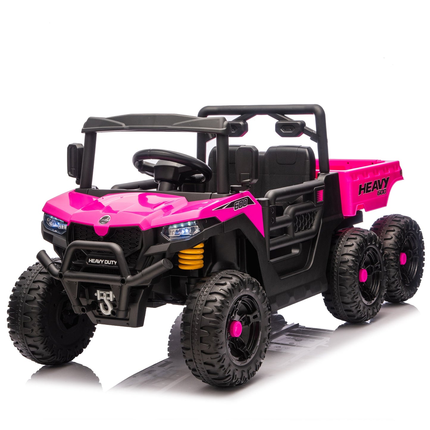 24V 440W Kids Ride On Six - wheel Electric Dump Truck W/ PC 2.4G, 4WD,Upgraded anti - collision bar,Six - wheel Suspension, Bluetooth &with Music and Storie,Speeds 1.86 - 3.41 MPH for Kids Aged 3 - 5 - 1st Choice Furniture Direct