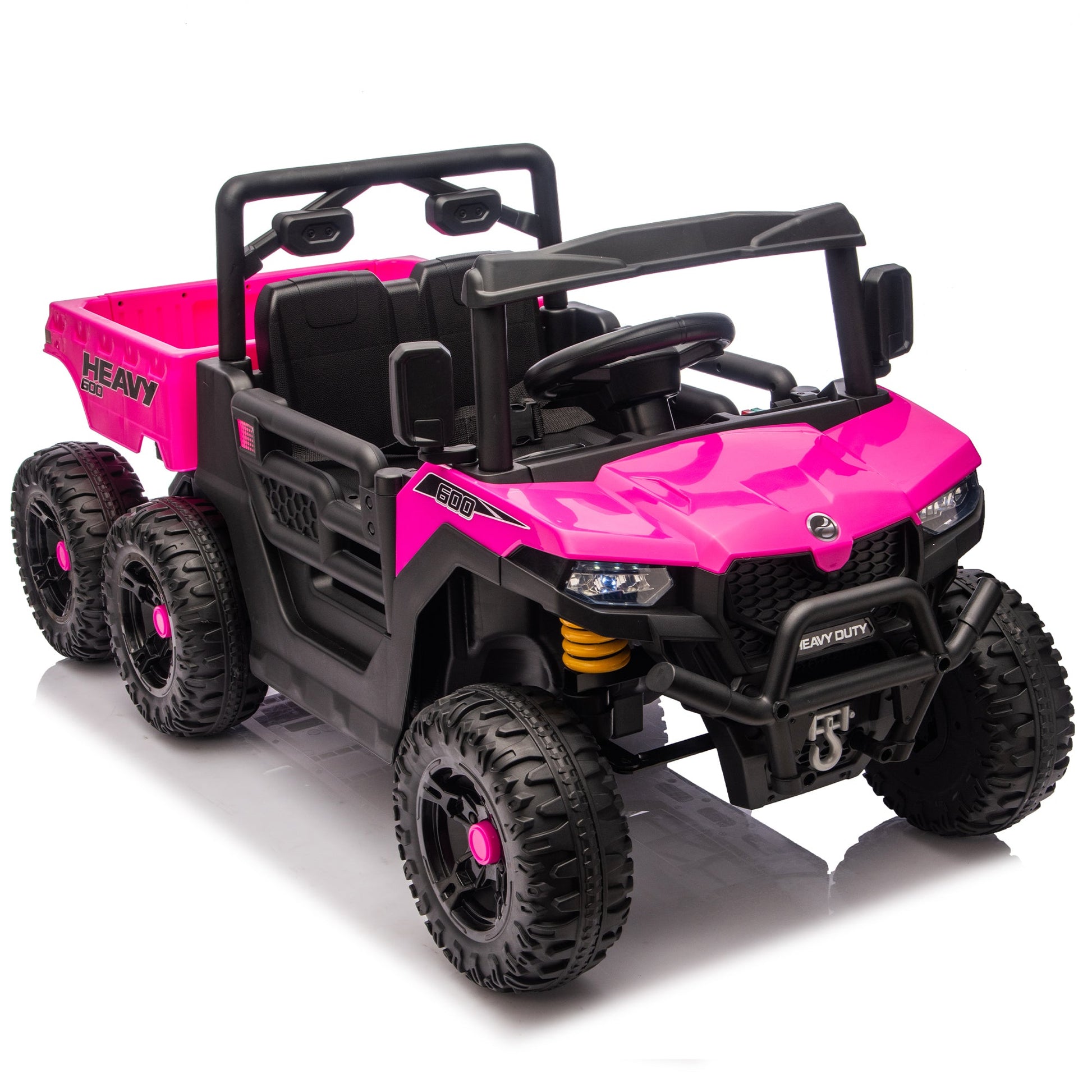 24V 440W Kids Ride On Six - wheel Electric Dump Truck W/ PC 2.4G, 4WD,Upgraded anti - collision bar,Six - wheel Suspension, Bluetooth &with Music and Storie,Speeds 1.86 - 3.41 MPH for Kids Aged 3 - 5 - 1st Choice Furniture Direct