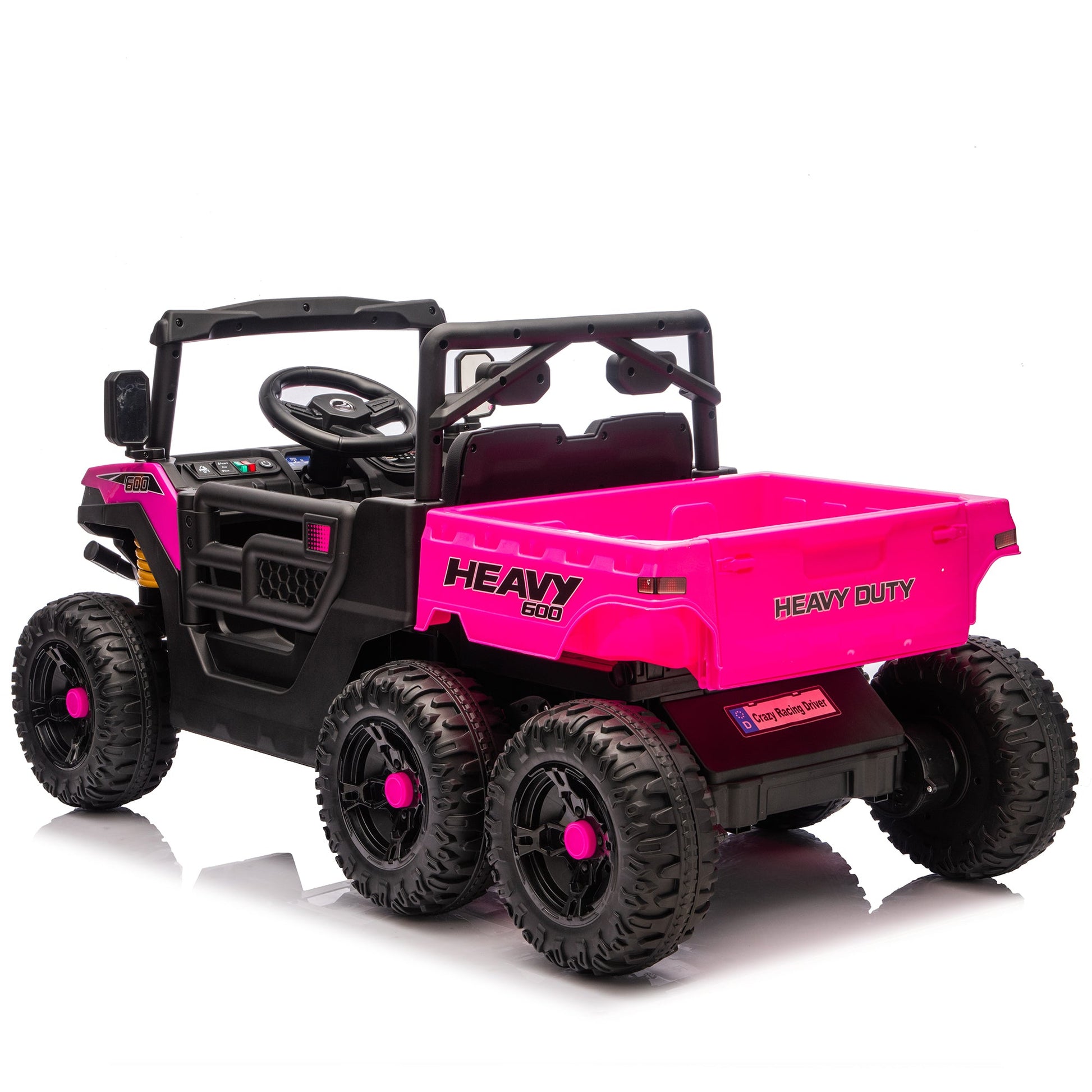 24V 440W Kids Ride On Six - wheel Electric Dump Truck W/ PC 2.4G, 4WD,Upgraded anti - collision bar,Six - wheel Suspension, Bluetooth &with Music and Storie,Speeds 1.86 - 3.41 MPH for Kids Aged 3 - 5 - 1st Choice Furniture Direct