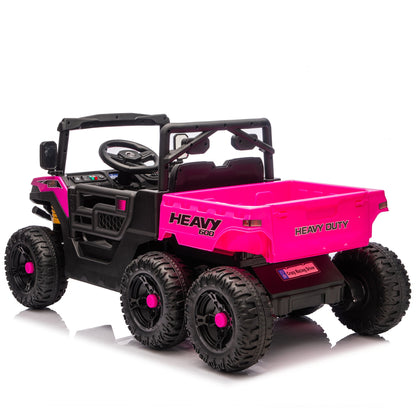24V 440W Kids Ride On Six - wheel Electric Dump Truck W/ PC 2.4G, 4WD,Upgraded anti - collision bar,Six - wheel Suspension, Bluetooth &with Music and Storie,Speeds 1.86 - 3.41 MPH for Kids Aged 3 - 5 - 1st Choice Furniture Direct