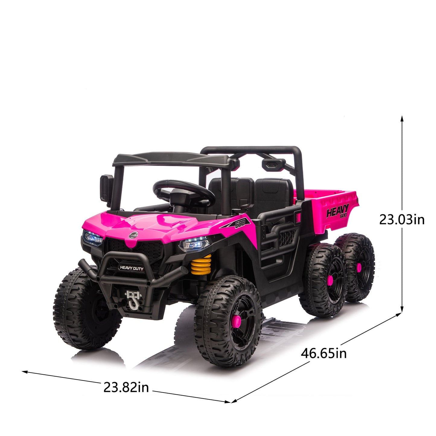 24V 440W Kids Ride On Six - wheel Electric Dump Truck W/ PC 2.4G, 4WD,Upgraded anti - collision bar,Six - wheel Suspension, Bluetooth &with Music and Storie,Speeds 1.86 - 3.41 MPH for Kids Aged 3 - 5 - 1st Choice Furniture Direct