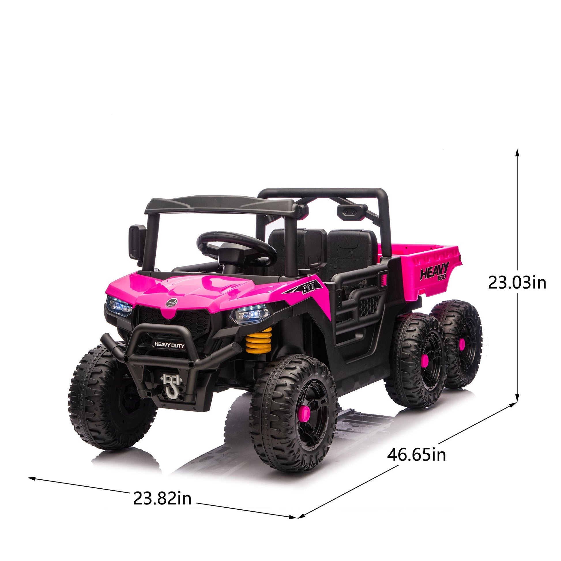 24V 440W Kids Ride On Six - wheel Electric Dump Truck W/ PC 2.4G, 4WD,Upgraded anti - collision bar,Six - wheel Suspension, Bluetooth &with Music and Storie,Speeds 1.86 - 3.41 MPH for Kids Aged 3 - 5 - 1st Choice Furniture Direct