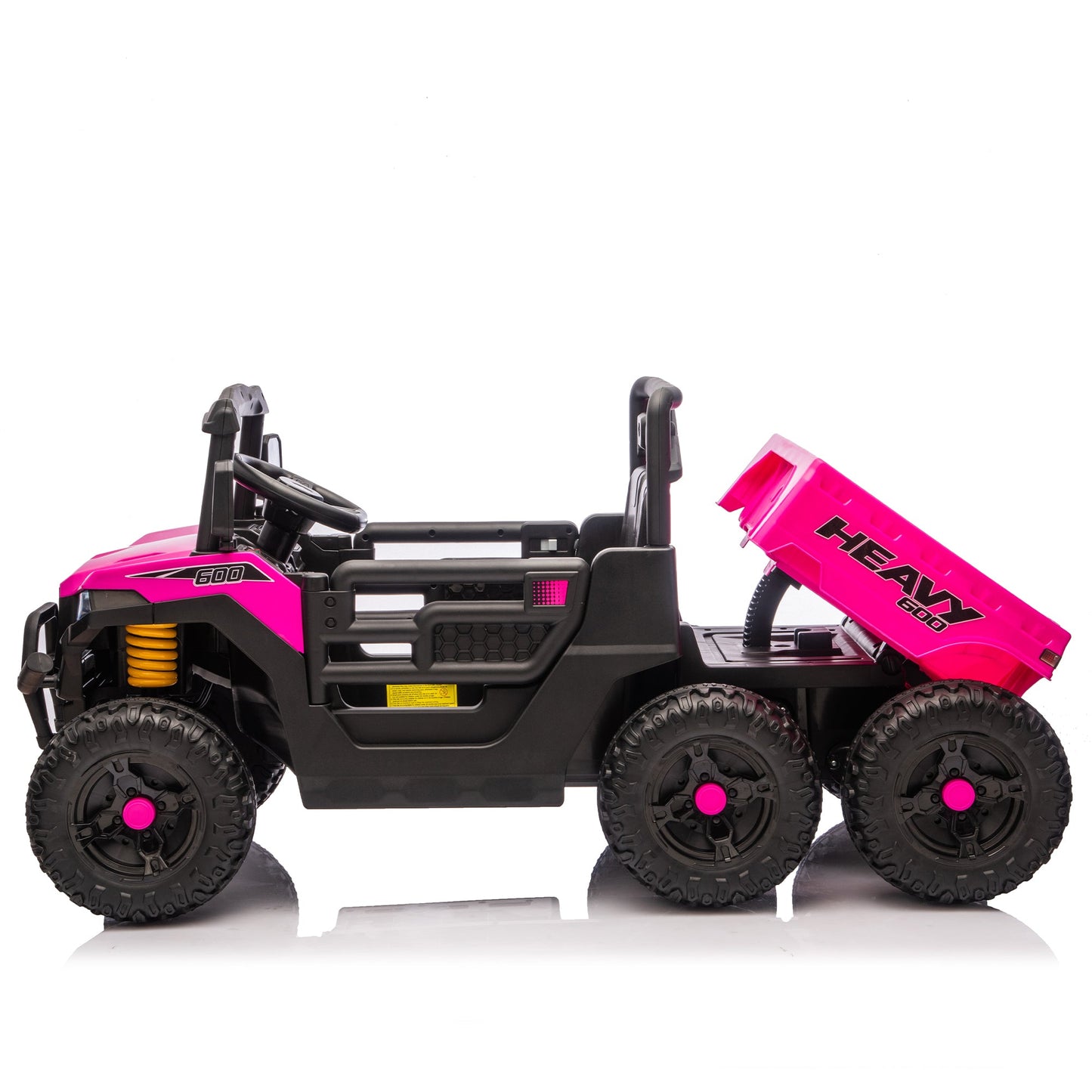 24V 440W Kids Ride On Six - wheel Electric Dump Truck W/ PC 2.4G, 4WD,Upgraded anti - collision bar,Six - wheel Suspension, Bluetooth &with Music and Storie,Speeds 1.86 - 3.41 MPH for Kids Aged 3 - 5 - 1st Choice Furniture Direct