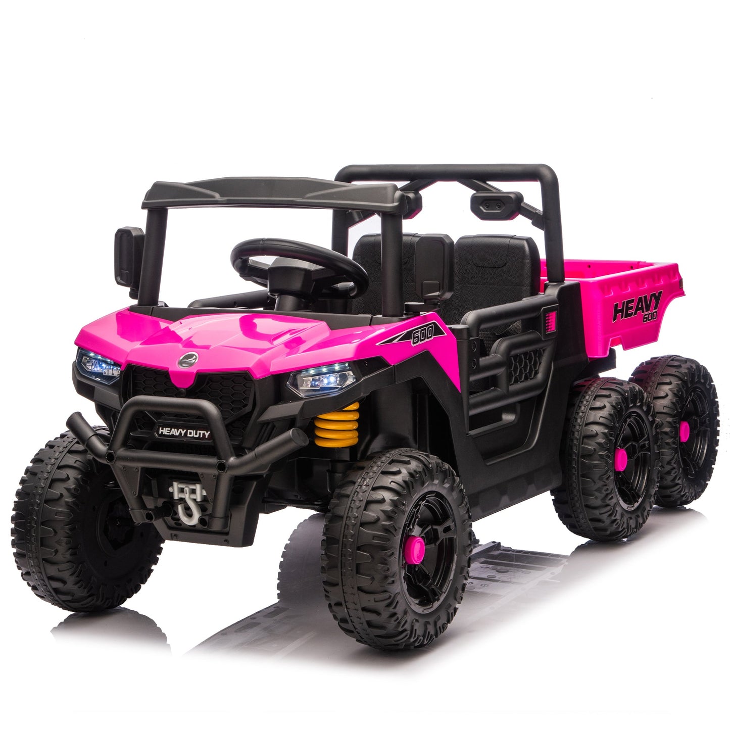 24V 440W Kids Ride On Six - wheel Electric Dump Truck W/ PC 2.4G, 4WD,Upgraded anti - collision bar,Six - wheel Suspension, Bluetooth &with Music and Storie,Speeds 1.86 - 3.41 MPH for Kids Aged 3 - 5 - 1st Choice Furniture Direct