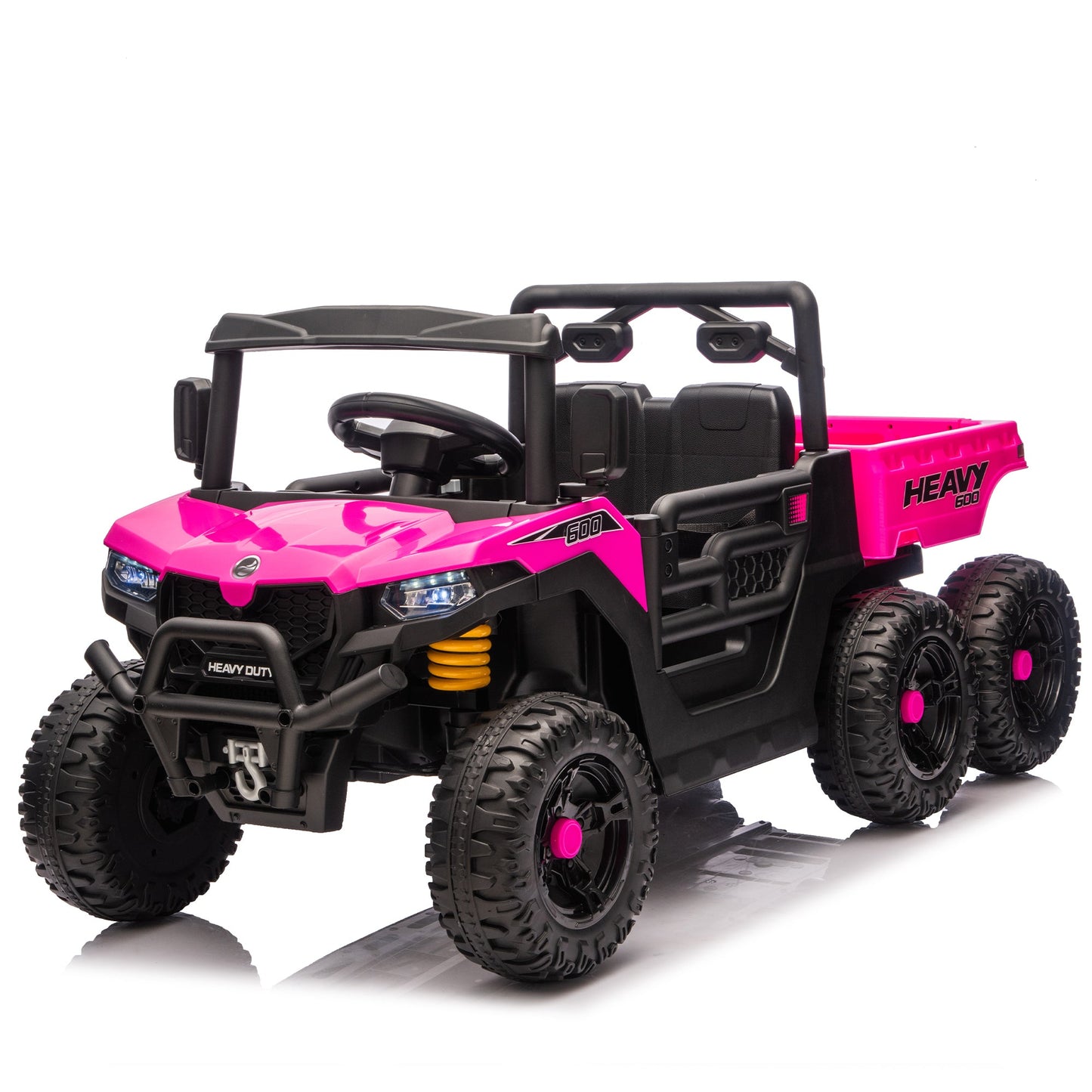 24V 440W Kids Ride On Six - wheel Electric Dump Truck W/ PC 2.4G, 4WD,Upgraded anti - collision bar,Six - wheel Suspension, Bluetooth &with Music and Storie,Speeds 1.86 - 3.41 MPH for Kids Aged 3 - 5 - 1st Choice Furniture Direct