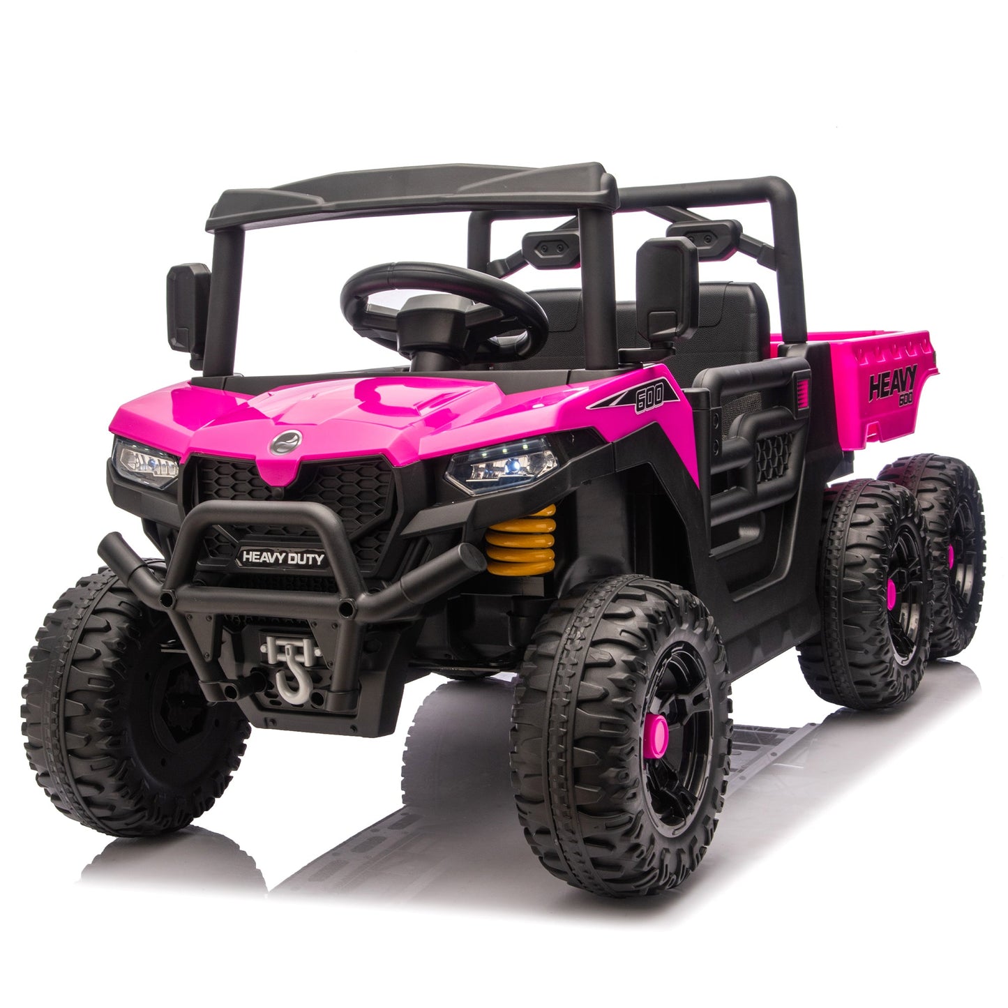 24V 440W Kids Ride On Six - wheel Electric Dump Truck W/ PC 2.4G, 4WD,Upgraded anti - collision bar,Six - wheel Suspension, Bluetooth &with Music and Storie,Speeds 1.86 - 3.41 MPH for Kids Aged 3 - 5 - 1st Choice Furniture Direct