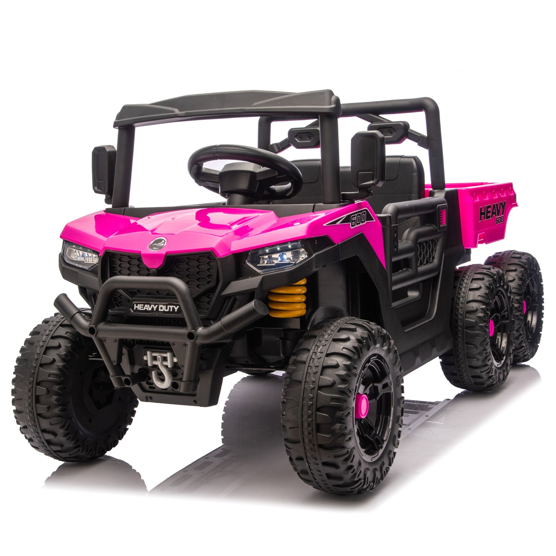 24V 440W Kids Ride On Six - wheel Electric Dump Truck W/ PC 2.4G, 4WD,Upgraded anti - collision bar,Six - wheel Suspension, Bluetooth &with Music and Storie,Speeds 1.86 - 3.41 MPH for Kids Aged 3 - 5 - 1st Choice Furniture Direct