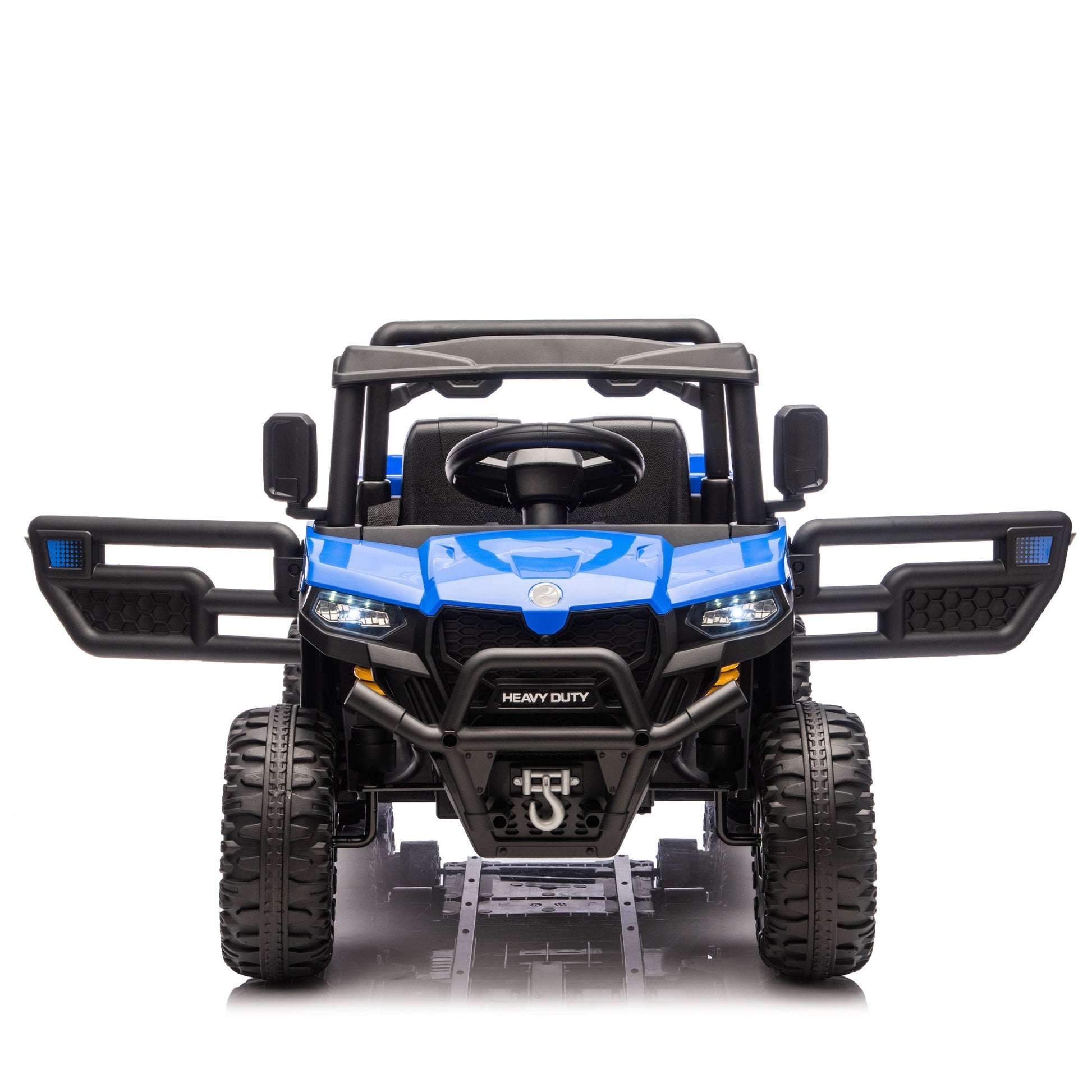 24V Kids Ride On Dump Truck with Remote Control, LED Lights & Electric Rear Bucket - 1st Choice Furniture Direct