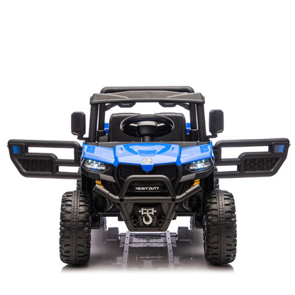 24V Kids Ride On Dump Truck with Remote Control, LED Lights & Electric Rear Bucket - 1st Choice Furniture Direct