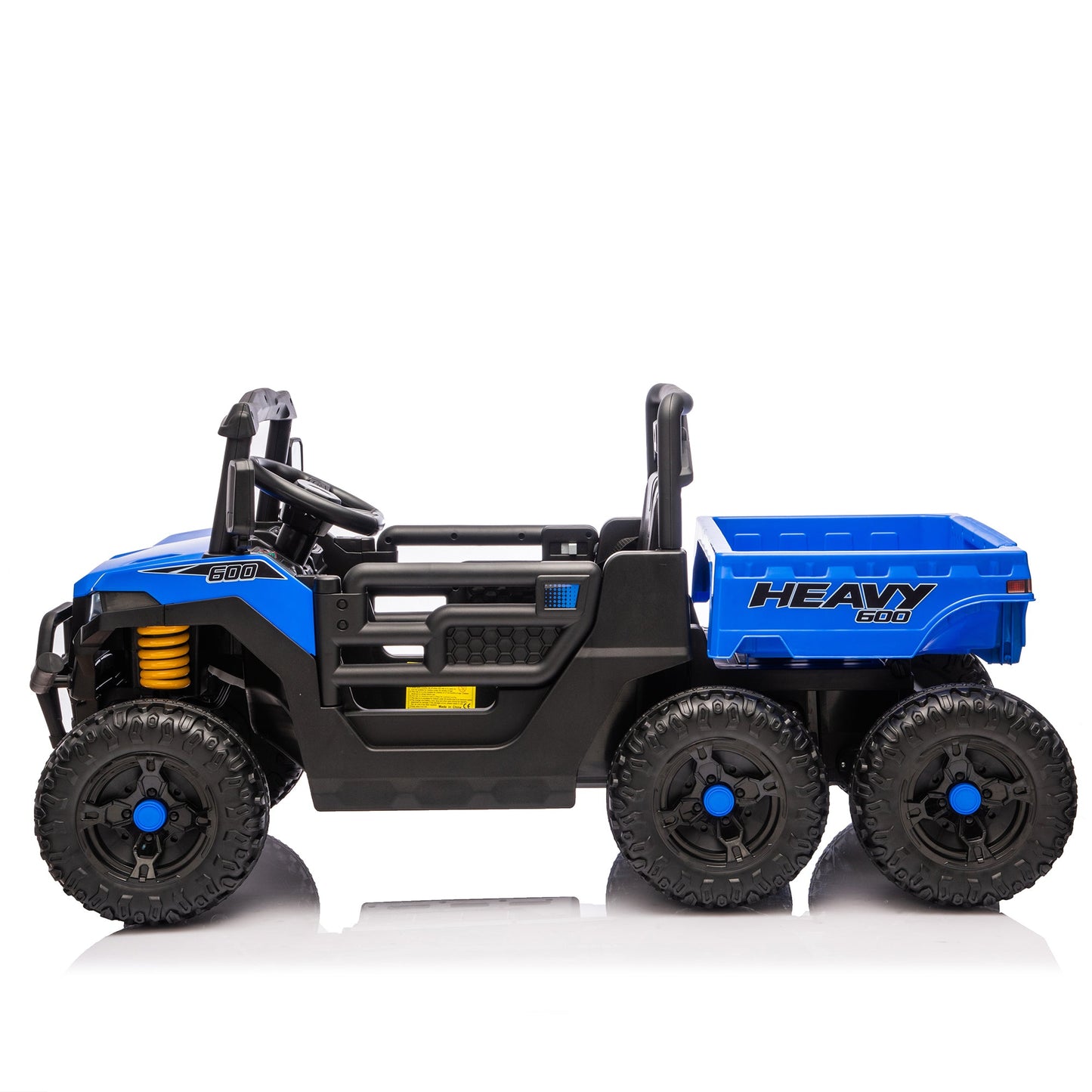 24V Kids Ride On Dump Truck with Remote Control, LED Lights & Electric Rear Bucket - 1st Choice Furniture Direct