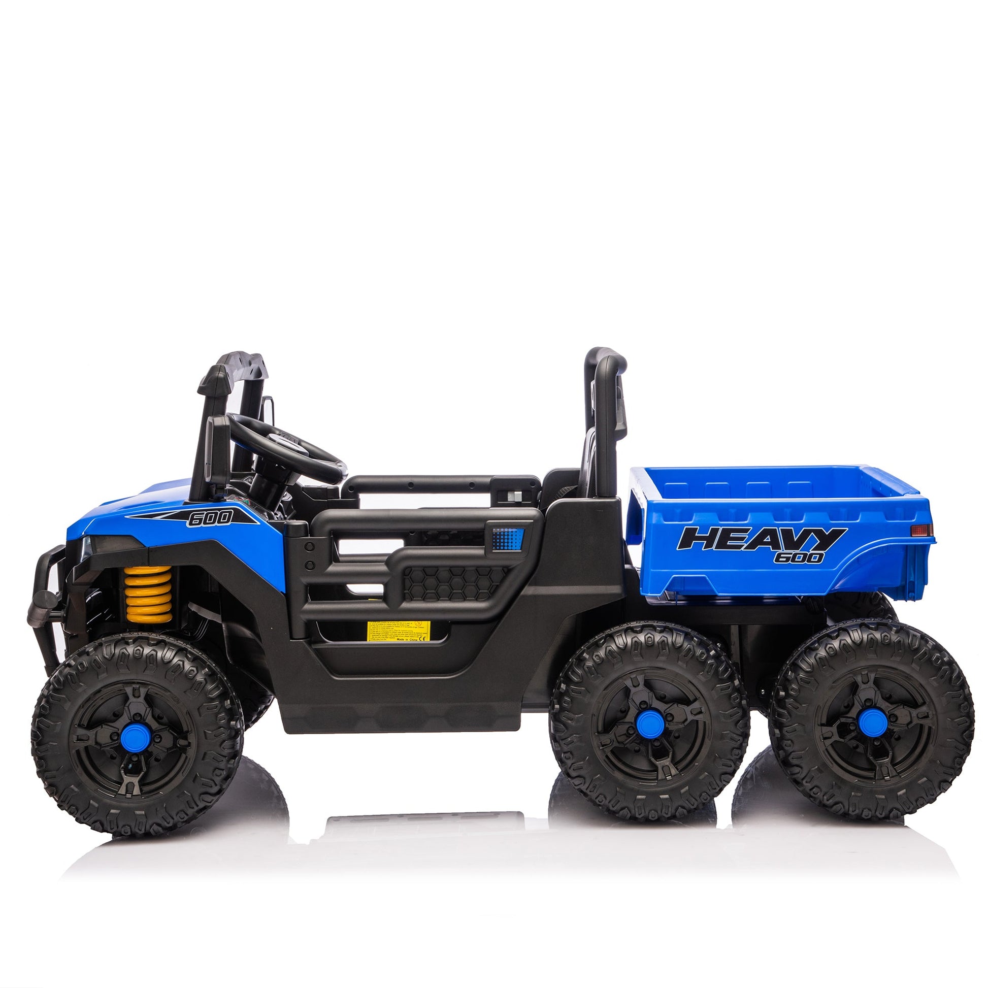 24V Kids Ride On Dump Truck with Remote Control, LED Lights & Electric Rear Bucket - 1st Choice Furniture Direct