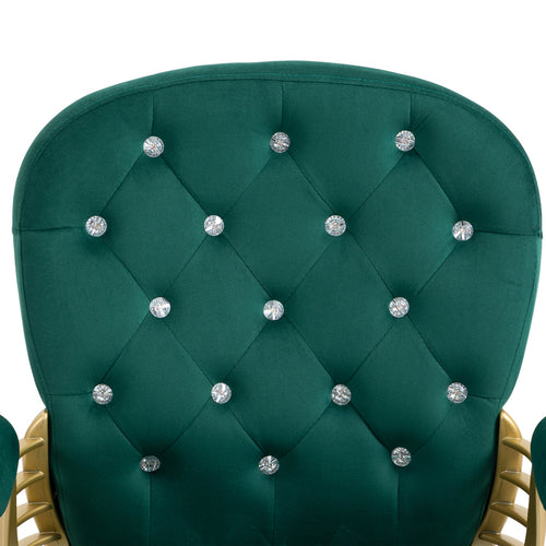 1st Choice 360° Velvet home office chair