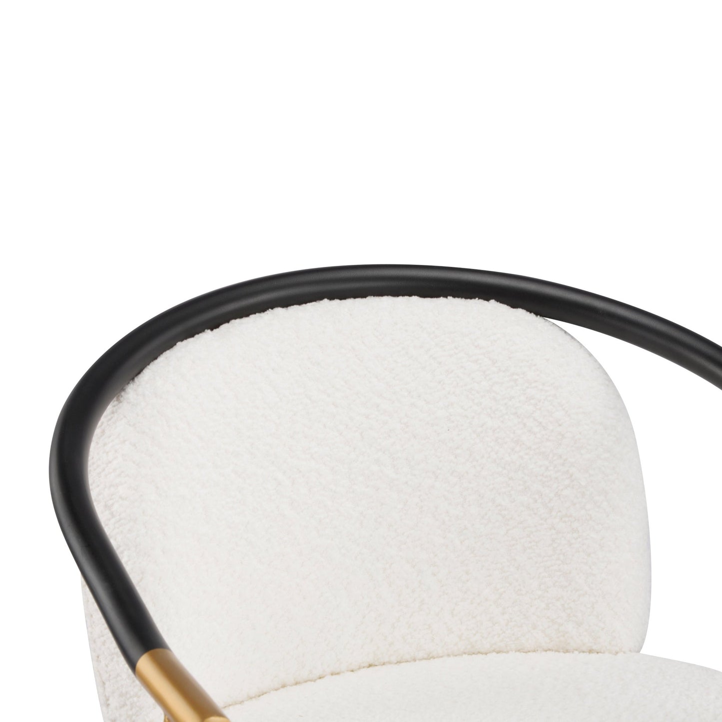 26' H Upholstered Counter Stool with Metal Frame (Set of 2) - Beige - 1st Choice Furniture Direct