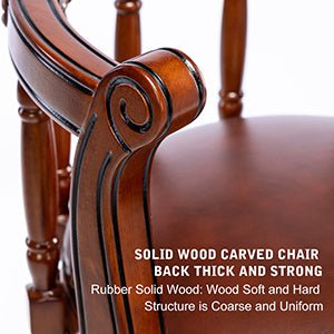 26” Swivel Leather Bar Stool | Blue Genuine Leather Counter Chair with Wood Frame - 1st Choice Furniture Direct