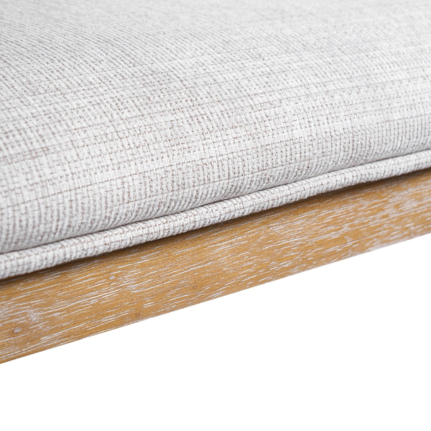 26''Counter Stools,Set of 4 with Upholstered Seat, Solid Acacia wood Frame, Foam - Padded Seat, Open Airy Design for Kitchen Island and Bar, Natural - 1st Choice Furniture Direct