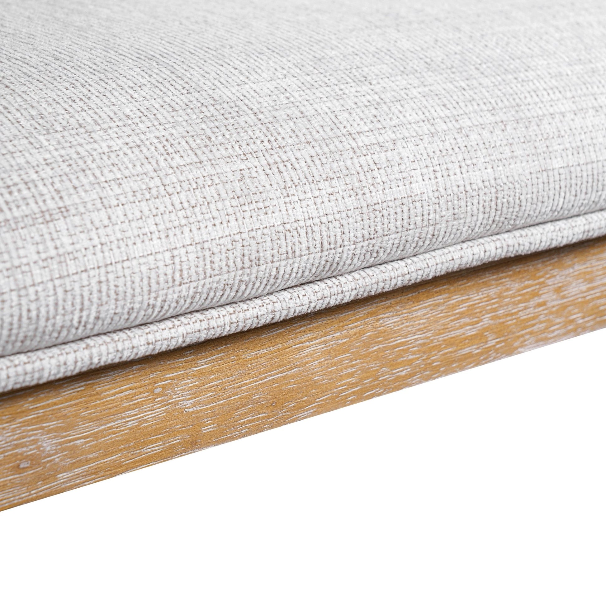 26''Counter Stools,Set of 4 with Upholstered Seat, Solid Acacia wood Frame, Foam - Padded Seat, Open Airy Design for Kitchen Island and Bar, Natural - 1st Choice Furniture Direct