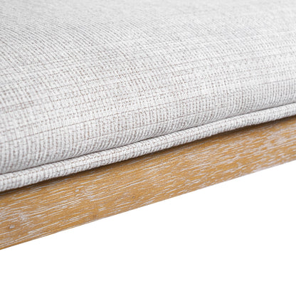 26''Counter Stools,Set of 4 with Upholstered Seat, Solid Acacia wood Frame, Foam - Padded Seat, Open Airy Design for Kitchen Island and Bar, Natural - 1st Choice Furniture Direct