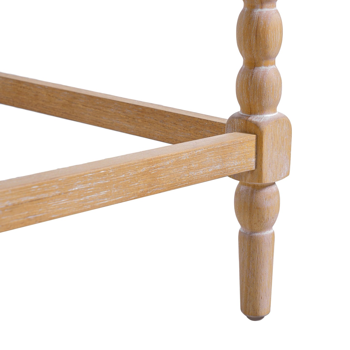 26''Counter Stools,Set of 4 with Upholstered Seat, Solid Acacia wood Frame, Foam - Padded Seat, Open Airy Design for Kitchen Island and Bar, Natural - 1st Choice Furniture Direct