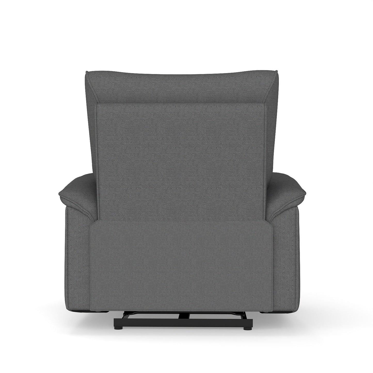 270° Power Swivel Rocker Recliner Chair for Adult,Rocking Glider Nursery Recliner for Small Spaces,Fabric Rocking Chair for Nursery,Single Sofa Recliner for Home Theater Living Room Bedroom(Dark Gray) - 1st Choice Furniture Direct