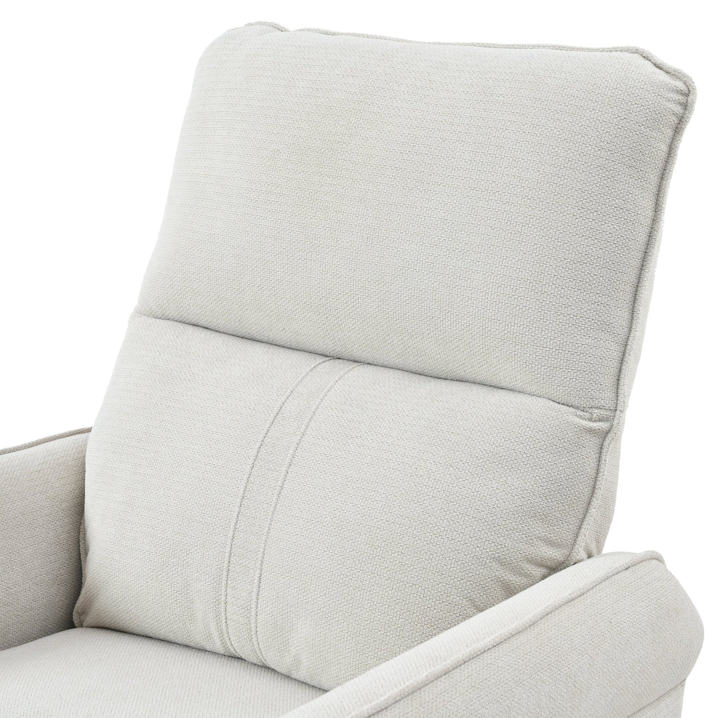 270° Power Swivel Rocker Recliner Chair for Adults, Swivel Rocking Recliner Chair,Electric Small Recliners for Small Spaces, Single Sofa Recliner for Living Room, Bedroom,RV (Fabric Gray+270°Swivel) - 1st Choice Furniture Direct