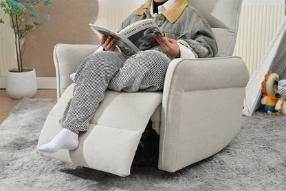 270° Power Swivel Rocker Recliner Chair for Adults, Swivel Rocking Recliner Chair,Electric Small Recliners for Small Spaces, Single Sofa Recliner for Living Room, Bedroom,RV (Fabric Gray+270°Swivel) - 1st Choice Furniture Direct