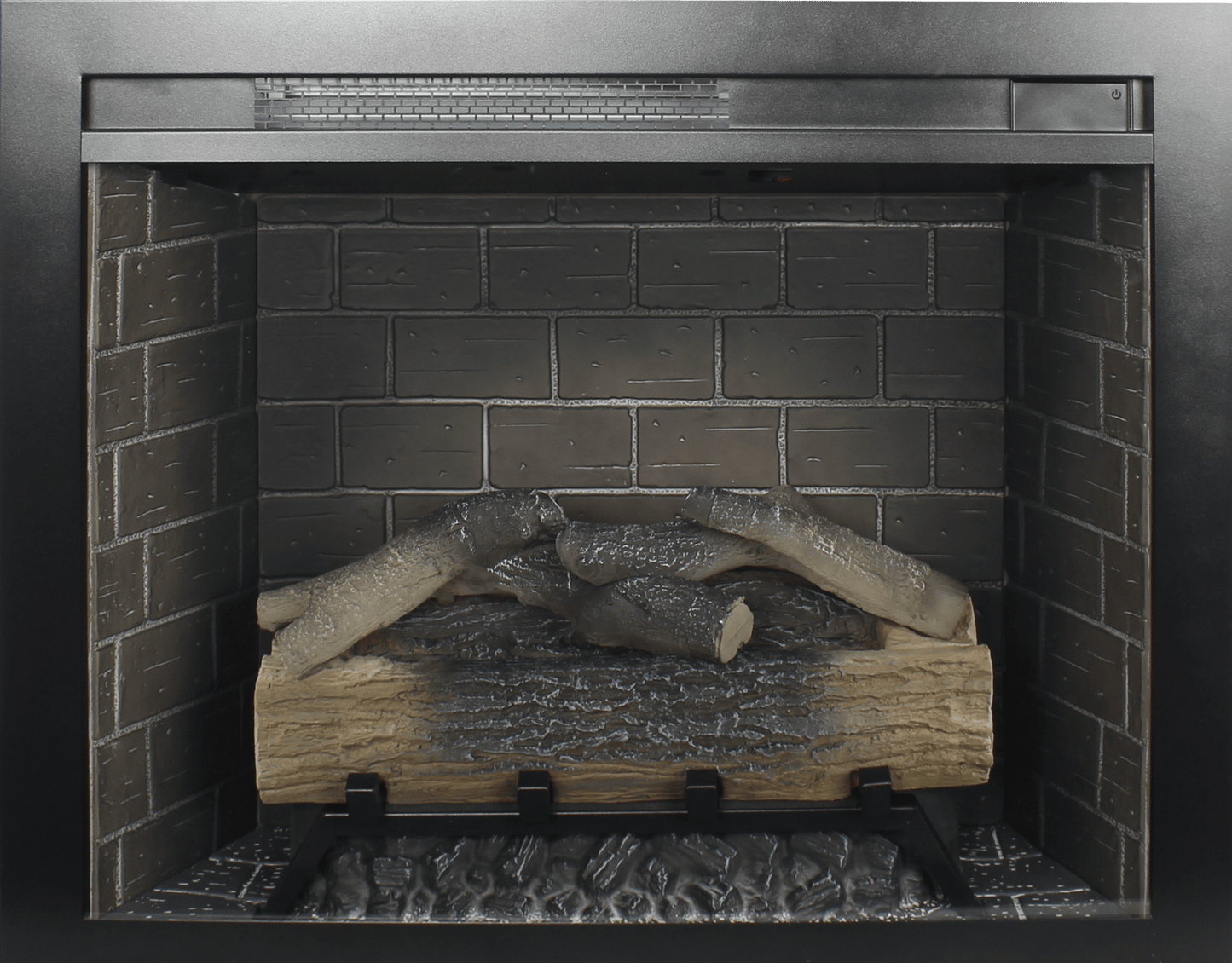 28 inch Infrared Electric Fireplace Insert, Touch Panel Home Decor Heater, Smokeless Firebox With fixed Trim Kit.With Crackling Sound - 1st Choice Furniture Direct
