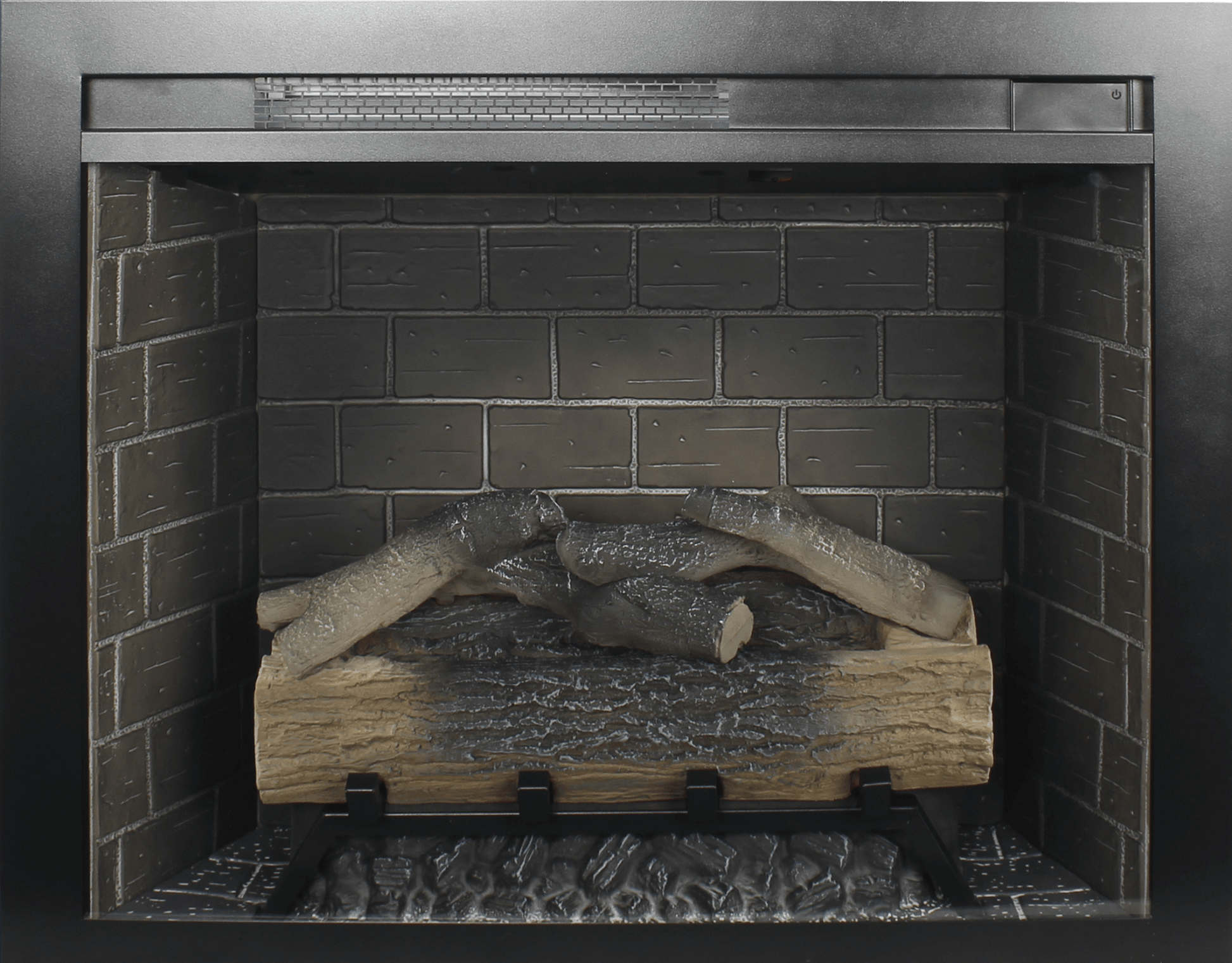 28 inch Infrared Electric Fireplace Insert, Touch Panel Home Decor Heater, Smokeless Firebox With fixed Trim Kit.With Crackling Sound - 1st Choice Furniture Direct