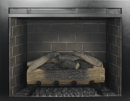 28 inch Infrared Electric Fireplace Insert, Touch Panel Home Decor Heater, Smokeless Firebox With fixed Trim Kit.With Crackling Sound - 1st Choice Furniture Direct