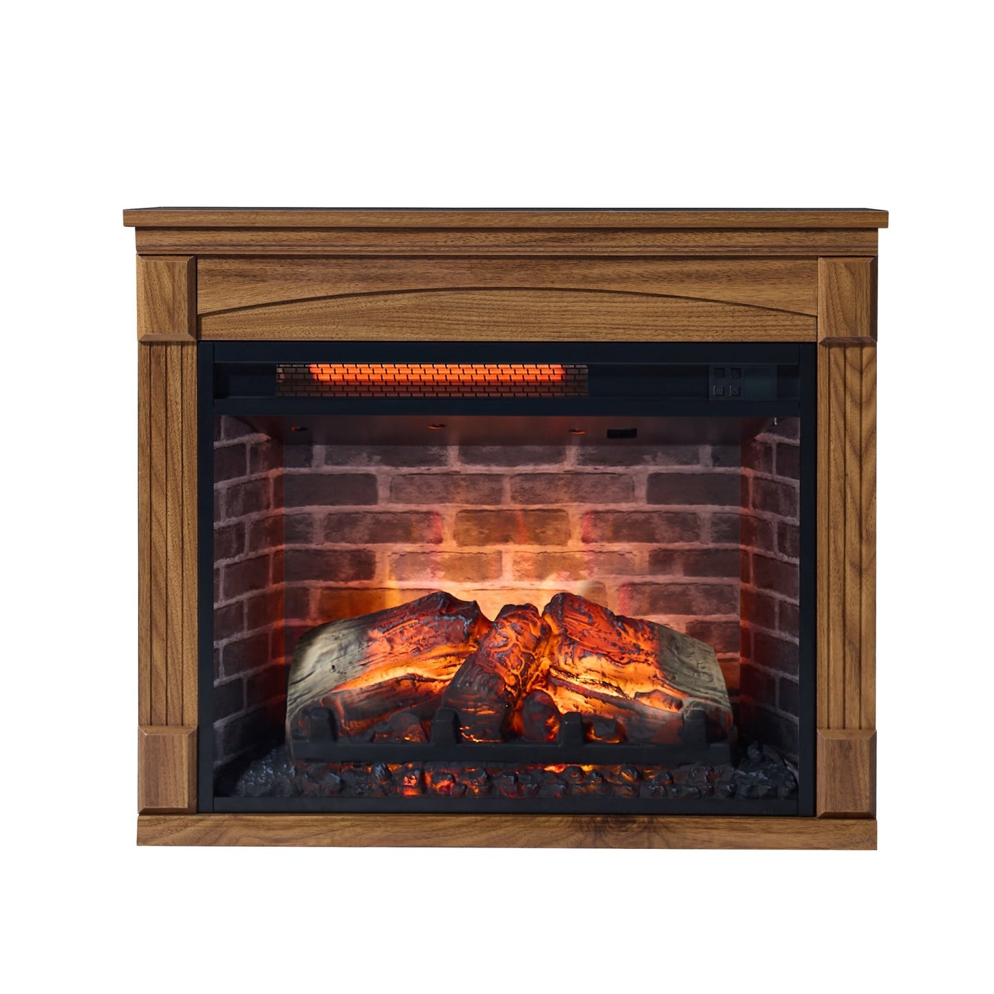 28 inch TV media entertainment center With electric fireplace - 1st Choice Furniture Direct