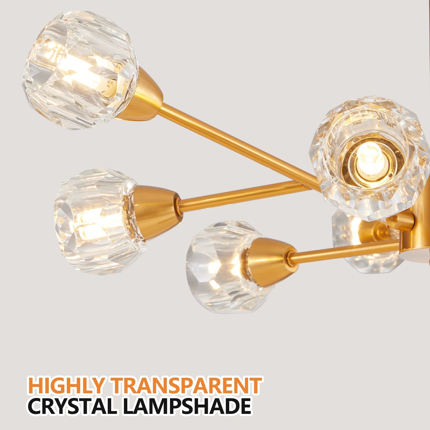 28' Modern Crystal Chandeliers, 9 Lights Golden Chandelier for Living Room Bedroom, Dining Room Chandelier Over Table, Kitchen Light Fixtures (Bulbs Not Included) - 1st Choice Furniture Direct
