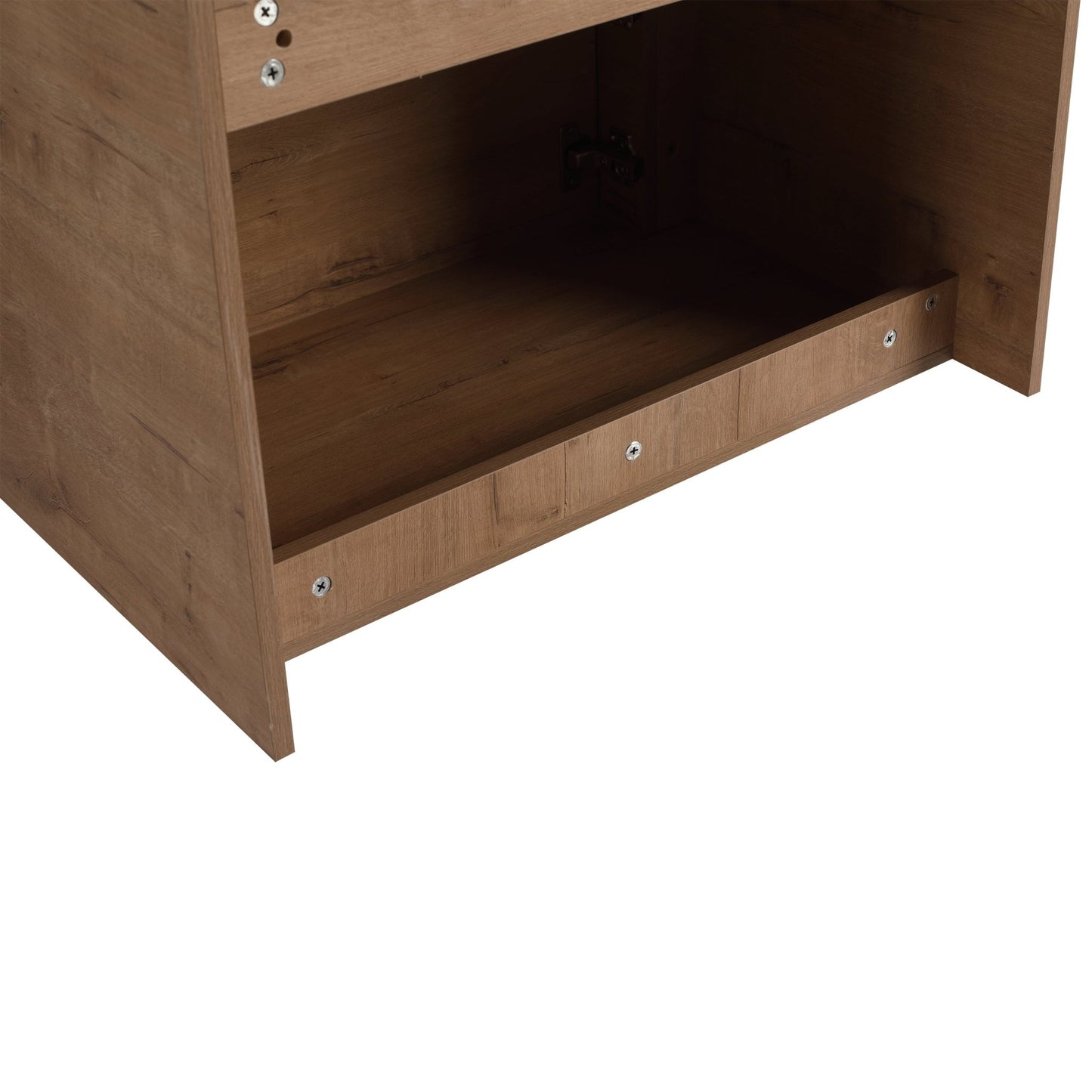 28'' Wall - Mounted Bathroom Vanity with White Ceramic Sink & 1 - Soft - Close Door, KD - Packing, Plywood - 1st Choice Furniture Direct