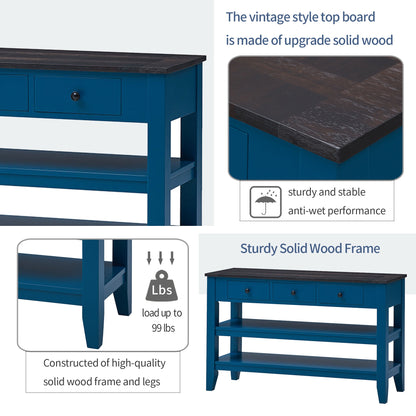 1st Choice 48" Modern Console Table  Sofa Table for Living Room