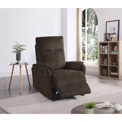 Power Recliner Chair with USB Charging – Modern Fabric Living Room Recliner