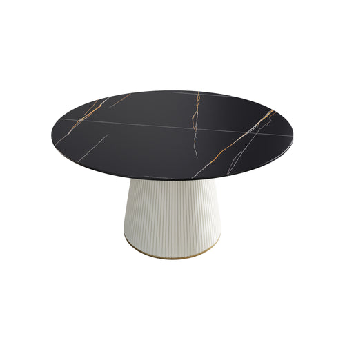 1stChoice Black Sintered Stone Dining Table - Luxury, Style, and Durability