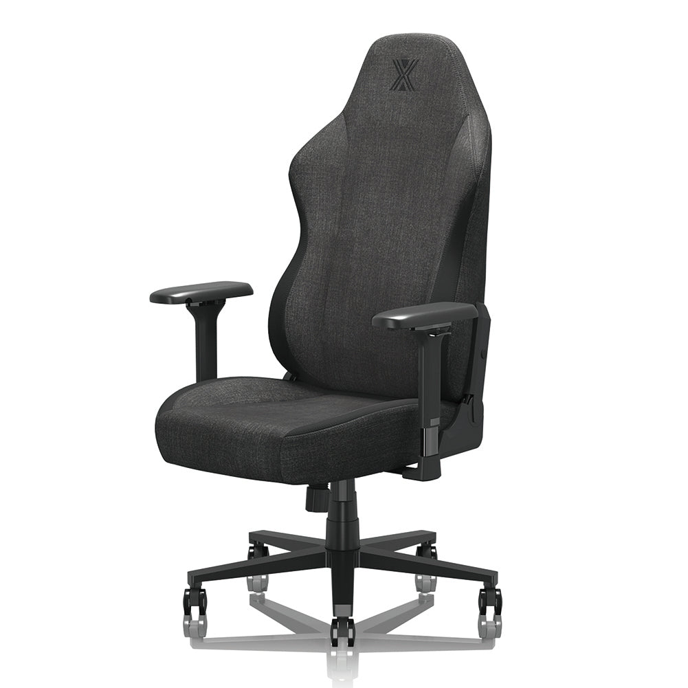 BestOffice PC Gaming Chair Ergonomic Office Chair Desk Chair with Lumbar Support Flip Up Arms Headrest PU Leather Executive High Back Computer Chair for Adults Women Men (Fabric Black)