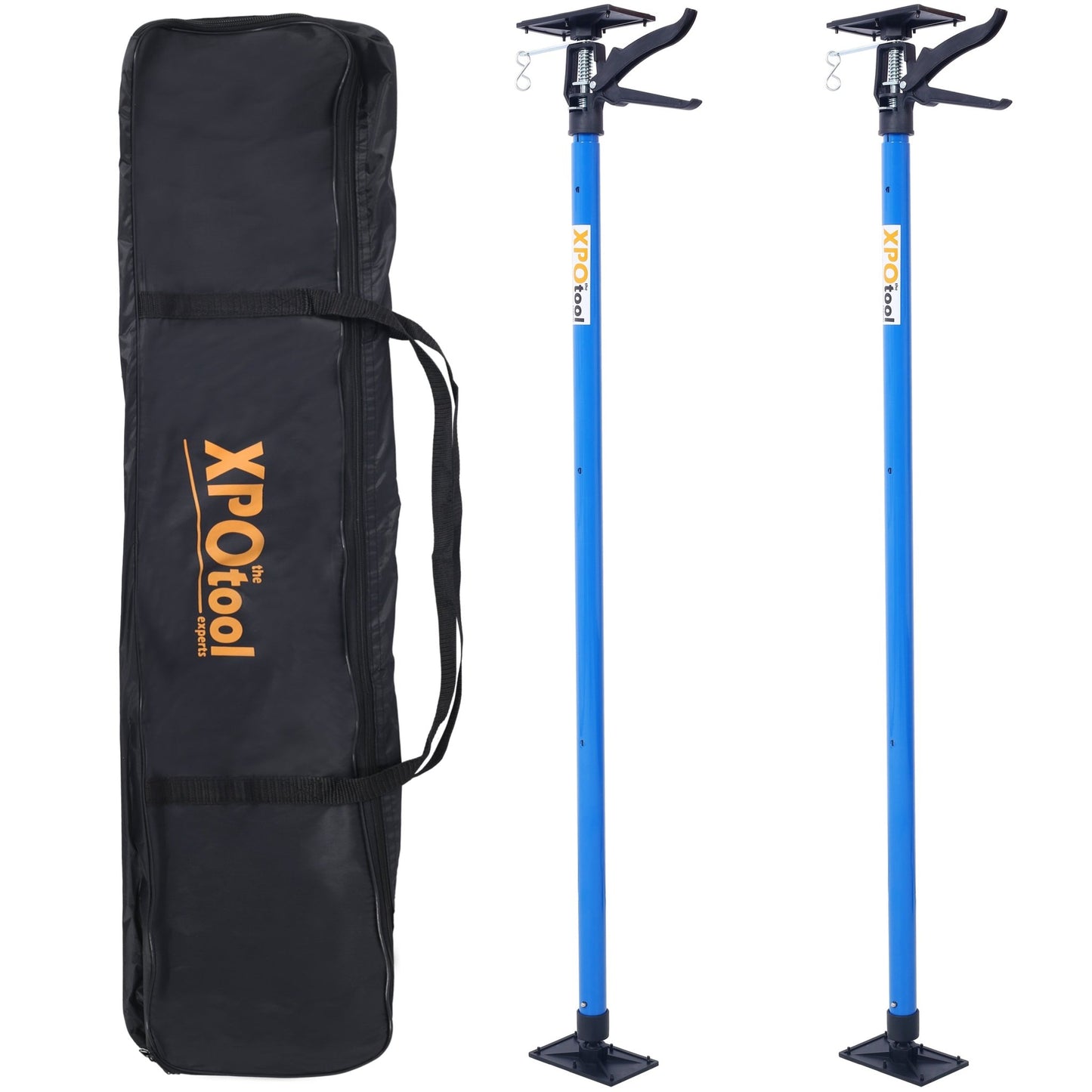 2Pack Adjustable Support Pole,Steel 3rd Hand Support System,Support Rod for Jacks Cargo Bars Drywalls,Cabinet Jacks for Installing Cabinets,Extends from 45 to 114 Inch ,with carrry bag - 1st Choice Furniture Direct