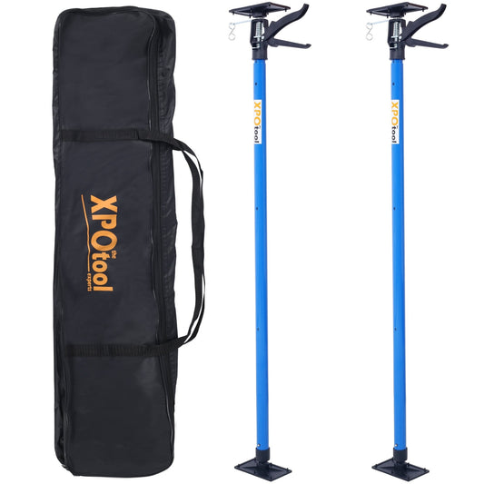 2Pack Adjustable Support Pole,Steel 3rd Hand Support System,Support Rod for Jacks Cargo Bars Drywalls,Cabinet Jacks for Installing Cabinets,Extends from 45 to 114 Inch ,with carrry bag - 1st Choice Furniture Direct