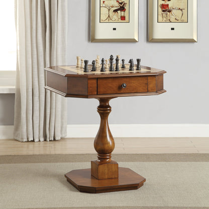 3-in-1 Cherry Game Table with Chess, Checkers and Backgammon - 1st Choice Furniture Direct