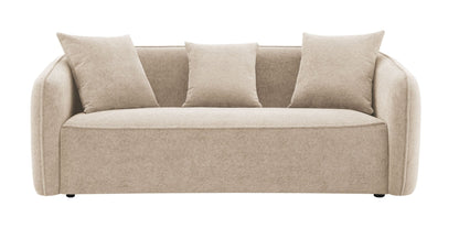 3-Piece Beige Chenille Living Room Set - 1st Choice Furniture Direct