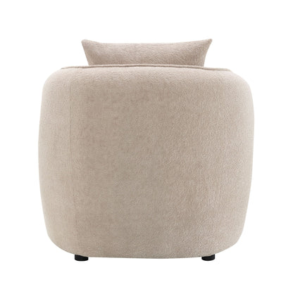 3-Piece Beige Chenille Living Room Set - 1st Choice Furniture Direct