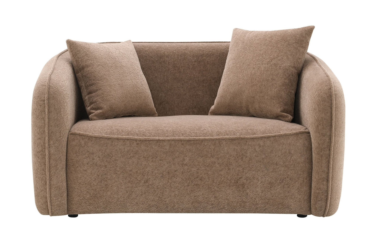 3-Piece Brown Chenille Living Room Set - 1st Choice Furniture Direct