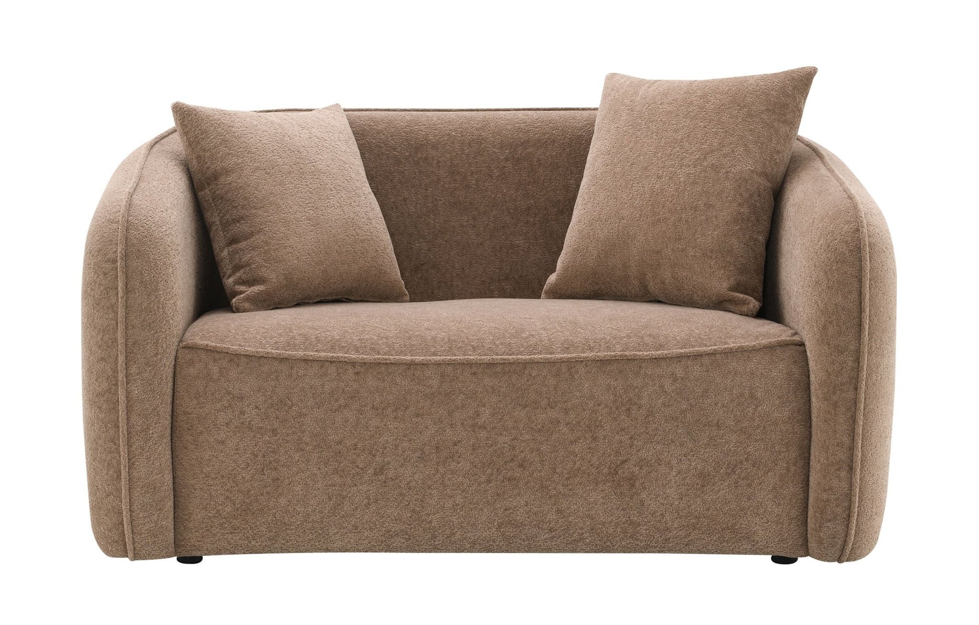 3-Piece Brown Chenille Living Room Set - 1st Choice Furniture Direct